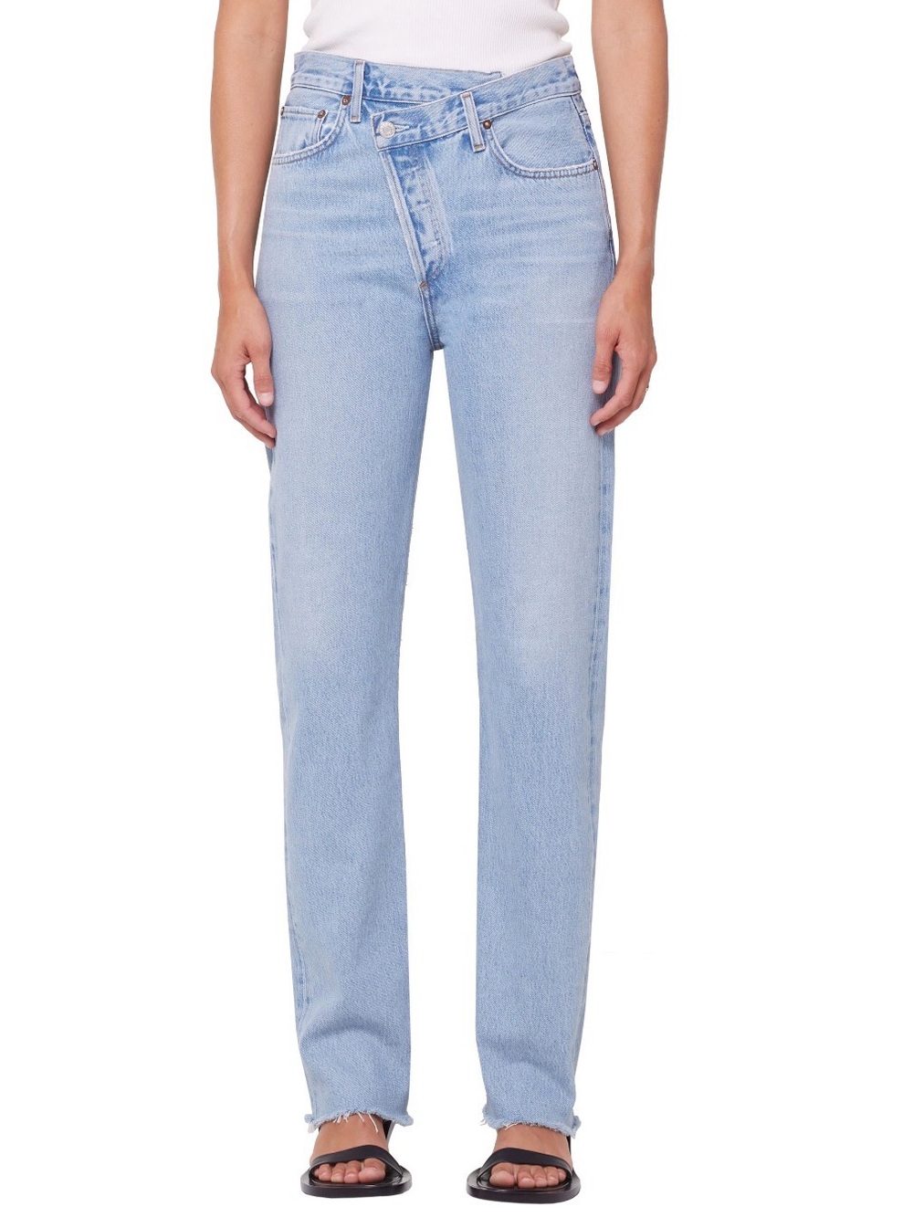 Agolde Criss Cross Straight Jeans